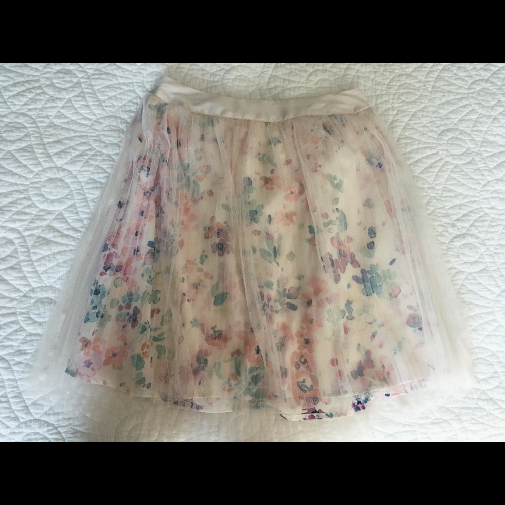 LC Lauren Conrad Pale Pink Tulle Skirt